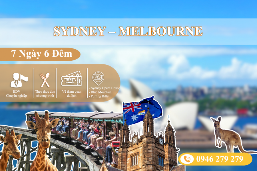 Australia - Sydney - Melbourne 7N6Đ