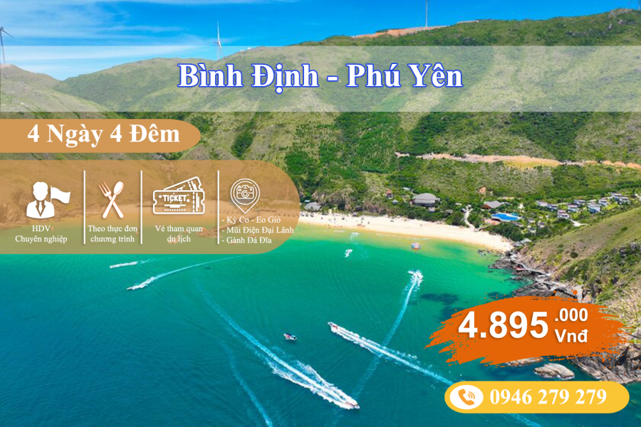 Bình Định - Phú Yên 4N4Đ