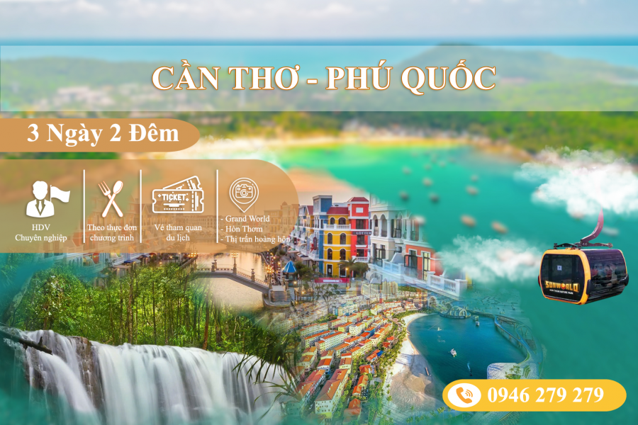 Cần Thơ - Phú Quốc 3N2Đ