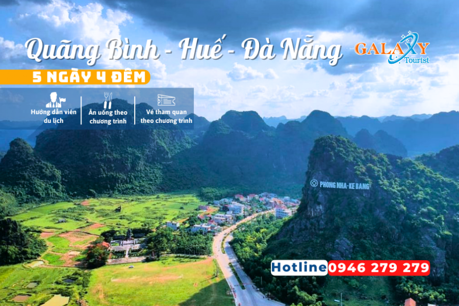 QUẢNG BÌNH - CỐ ĐÔ HUẾ  - ĐÀ NẴNG - TP HỒ CHÍ MINH 5N4Đ